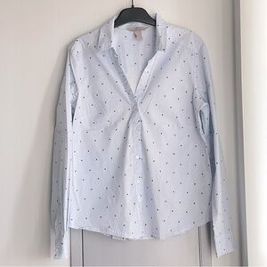 NWOT H&M Light Blue Button Down Long Sleeve Shirt